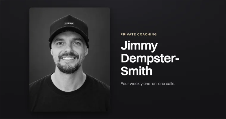 Private Coaching with Jimmy example